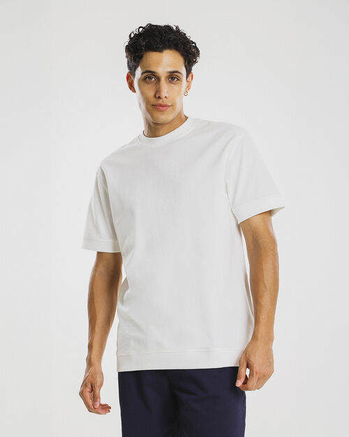 Playera Relaxed Blanca